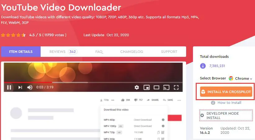 Youtube Video downloader 下载网站