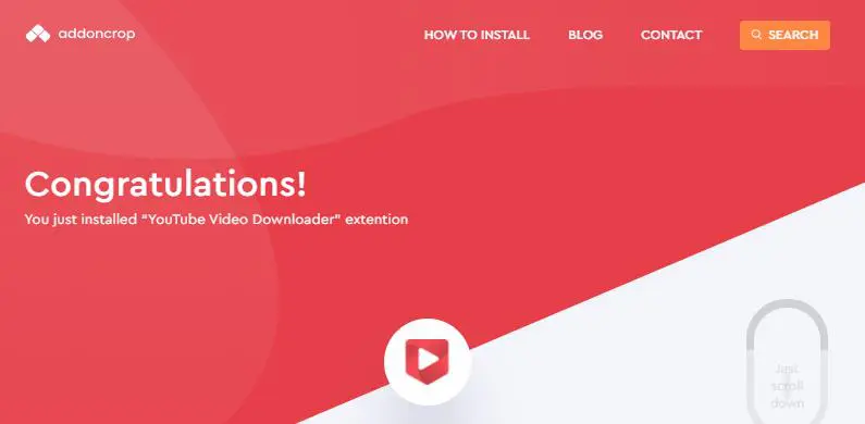 youtube video downloader success