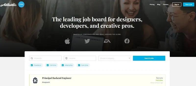 authenticjobs