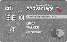 CitiBusiness® / AAdvantage® Platinum Select® Mastercard® 信用卡
